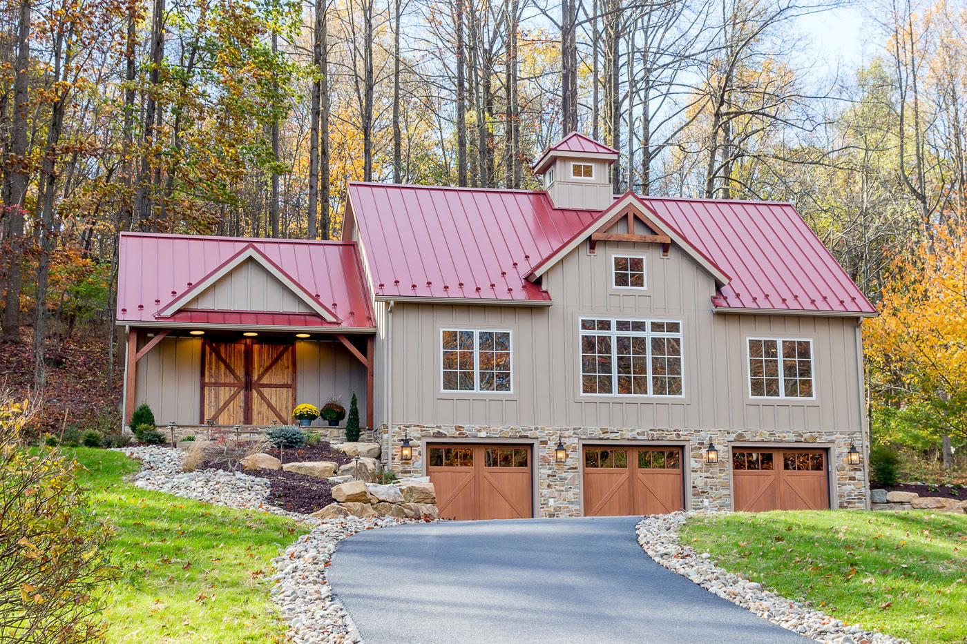 The Downing Barn home, Yankee Barn Homes 